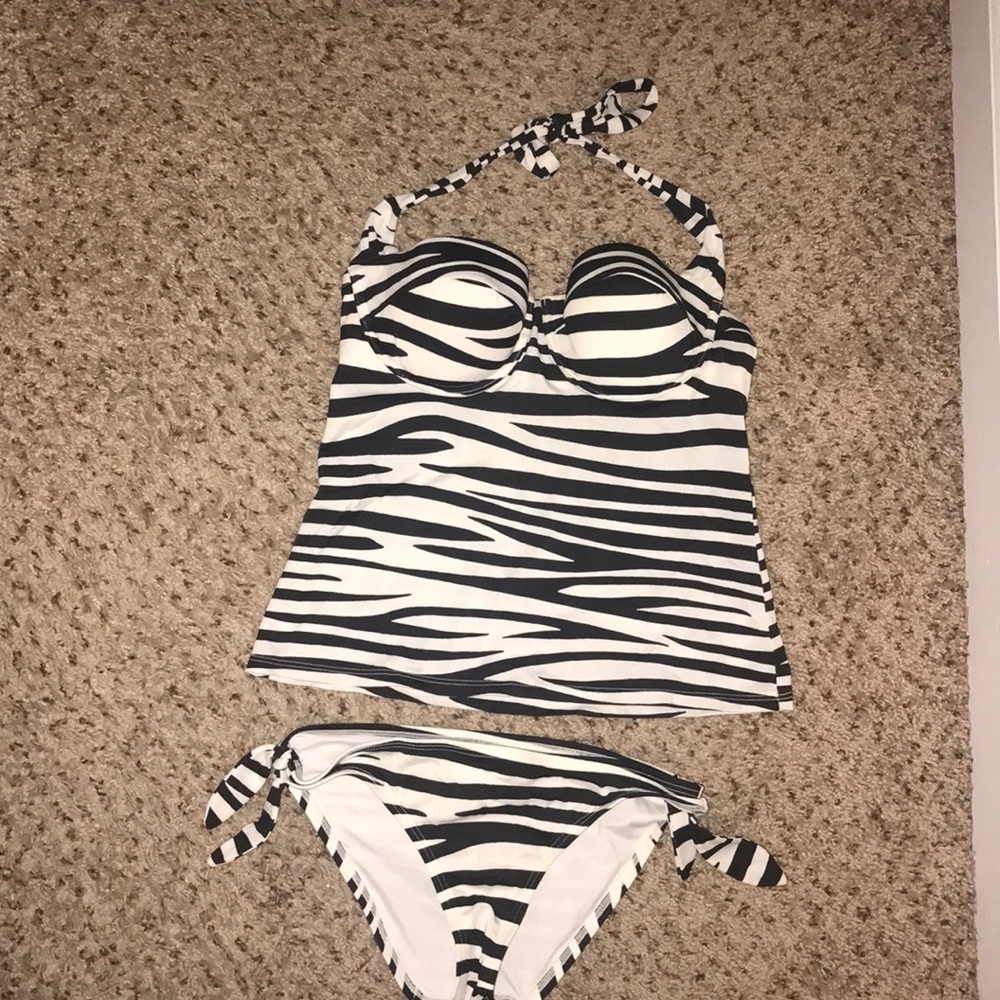 Two piece bathing suit